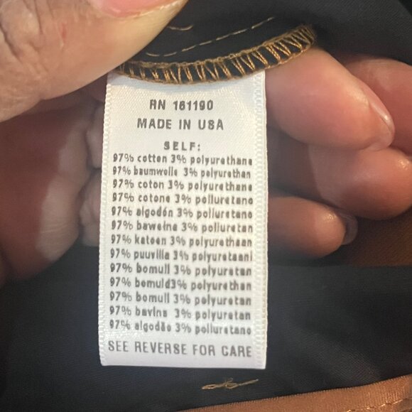 NWT Aknvas Intermix Brown Russet O'Connor Pant 6 - Picture 8 of 8